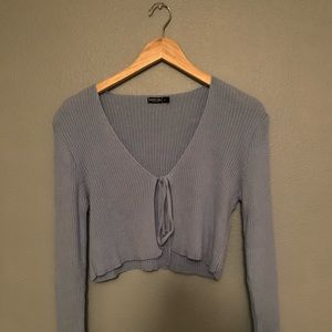 NASTY GAL TIE TOP
